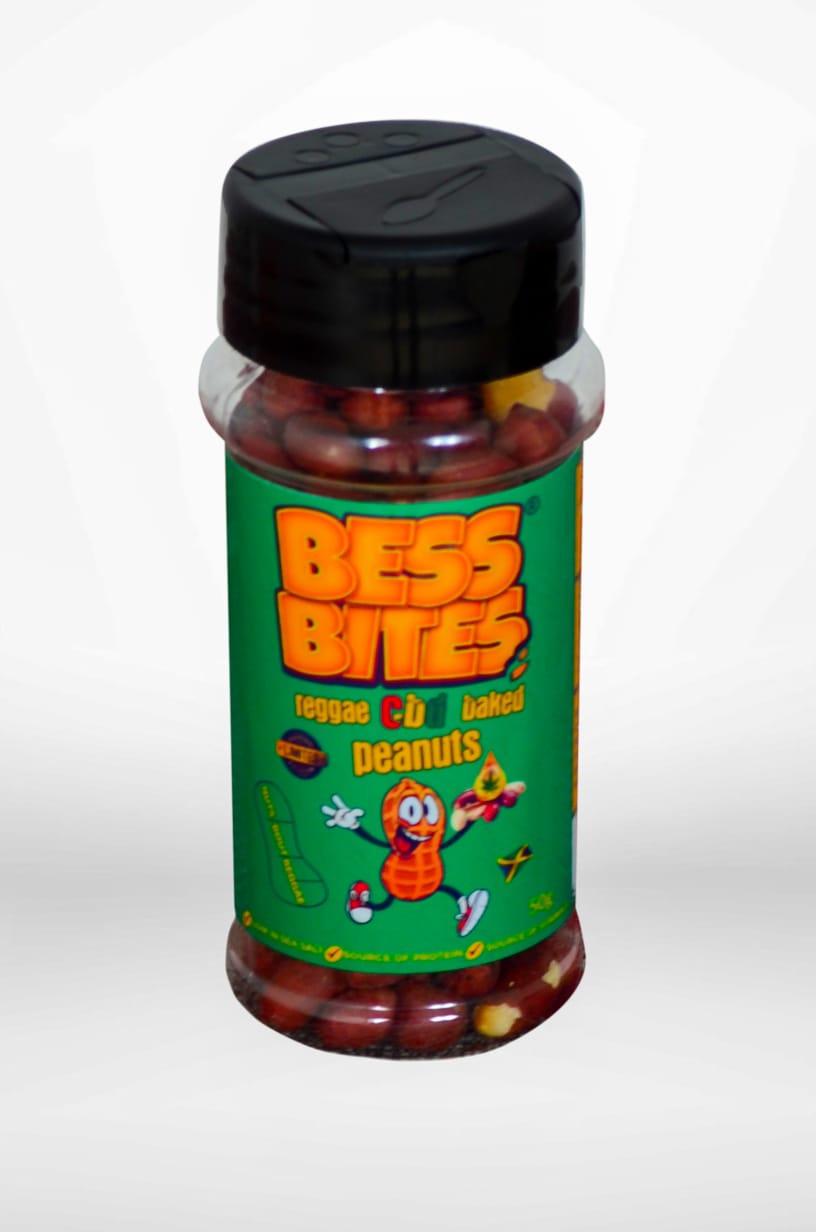 BESS BITES reggae-baked cod peanuts